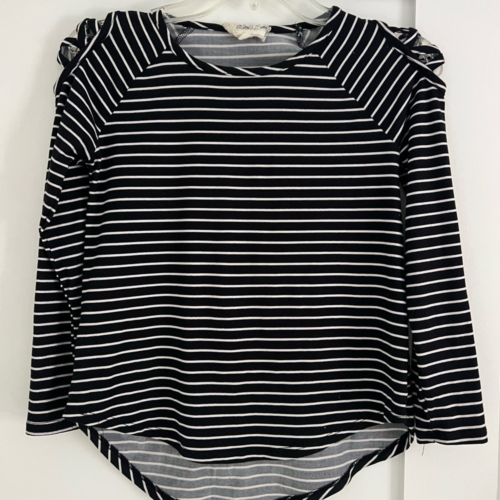 btween Black and White Striped top